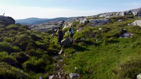 Hiking mountain Stock Footage 202987099