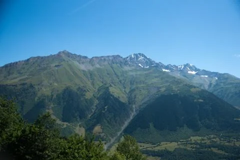 Hiking in mountain Stock Photos