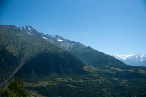 Hiking in mountain Foto stock
