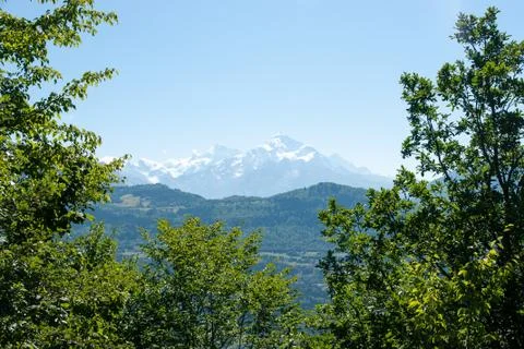 Hiking in mountain Stock Photos