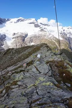 Hiking on the mountain Rostocker Eck Stock Photos