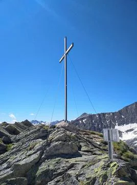 Hiking on the mountain Rostocker Eck Stock Photos