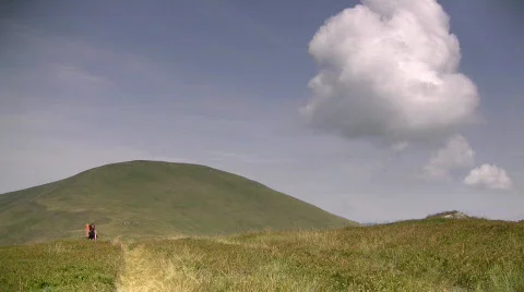 Hiking in mountains Video stock 503006