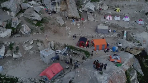 Hiking in the mountains Stock Footage 92902599