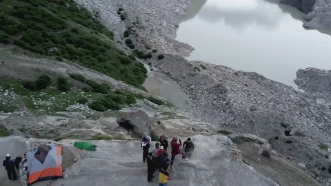 Hiking in the mountains Video stock 92902717