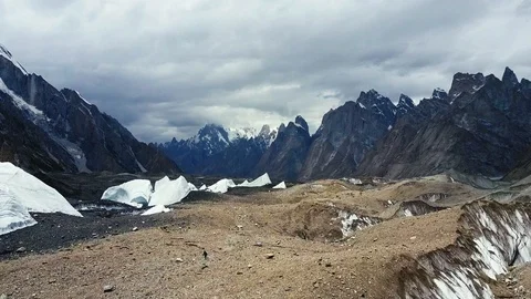 Hiking in the mountains Stock Footage 92902817