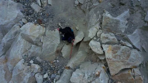 Hiking in the mountains Stock Footage 92906140