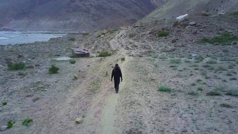 Hiking in the mountains Stock Footage 92906363