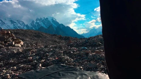 Hiking in the mountains Stock Footage 92924760