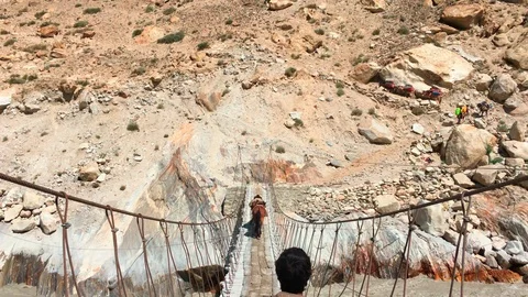 Hiking in the mountains Stock Footage 92925117