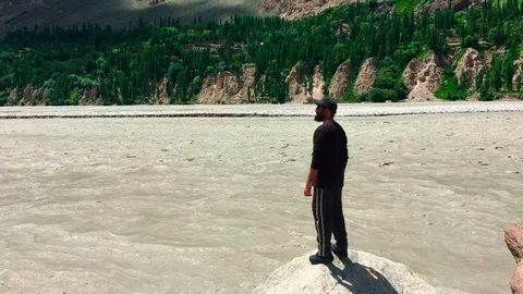 Hiking in the mountains Stock Footage 92925141