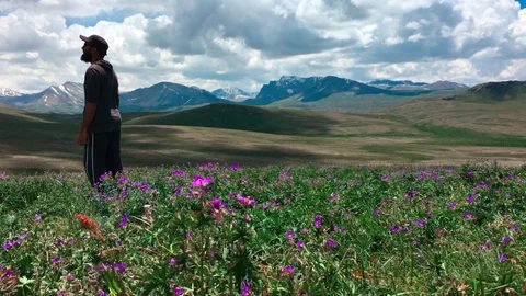 Hiking in the mountains Stock Footage 92925144