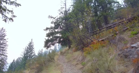 Hiking in the mountains Stock Footage 93980411