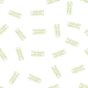 Hiking pants apparel glyph vector seamless pattern Stock Illustration
