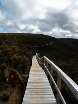 Hiking path Stock Photos