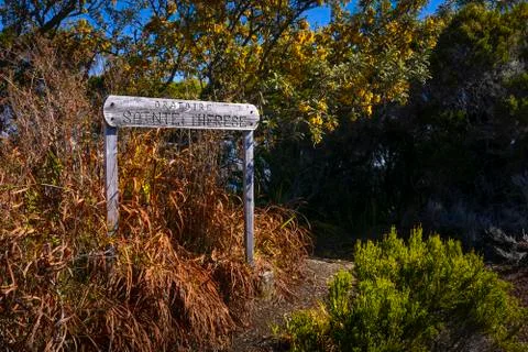 Hiking path, Piton de La Fournaise, Reunion Island Stock Photos