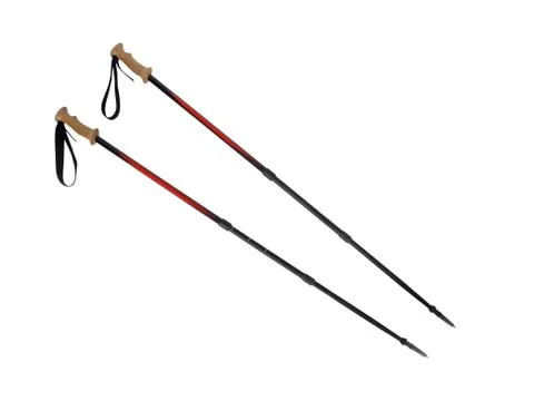 Hiking poles Stock Photos