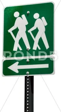 Hiking Sign Stock Photos