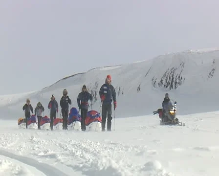 Hiking in Spitsbergen 動画素材 11233658