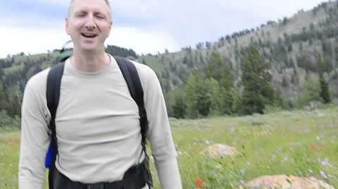 Hiking trail 10 库存影片 53120918