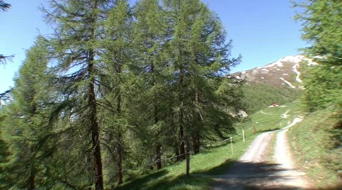 Hiking trail Stock Footage 532649