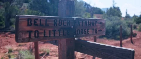 Hiking Trail Stock Footage 160239553