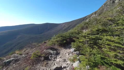 Hiking Trail Mountain Views Video stock 233661523