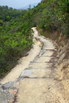 Hiking trail Stock Photos