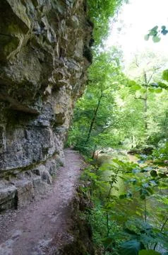 Hiking trail 스톡 사진