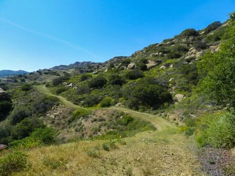 A Hiking Trail Stock Photos