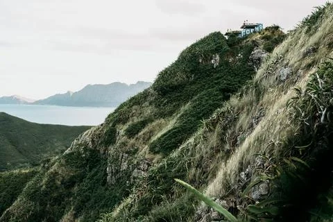 Hiking trail Stock Photos