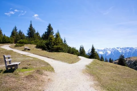 Hiking Trails Stock Photos