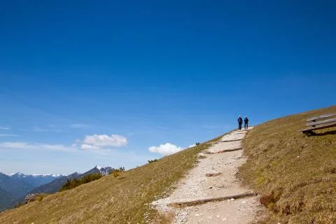 Hiking Trails Stock Photos