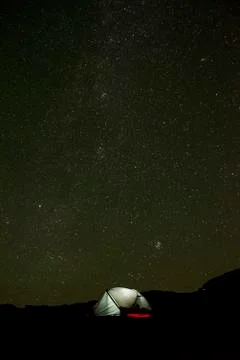 Hiking to the Trolltunga Stock Photos