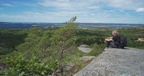 Hiking view 01 Stock Footage 172546316