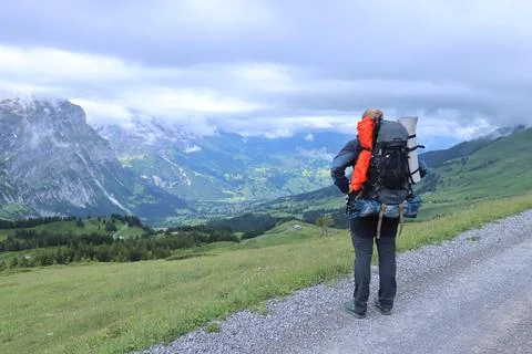 Hiking view Stock Photos