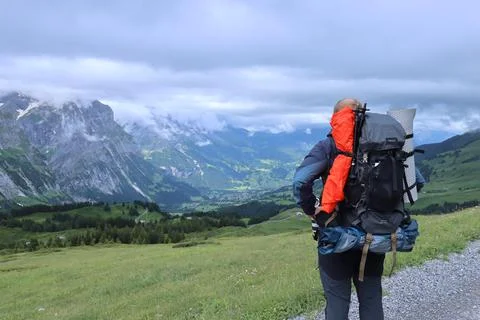 Hiking View Stock Photos