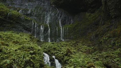 Hiking To A Waterfall Stock Footage 75253005