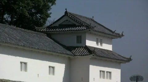 Hikone Castle Wall Stock Footage 768590