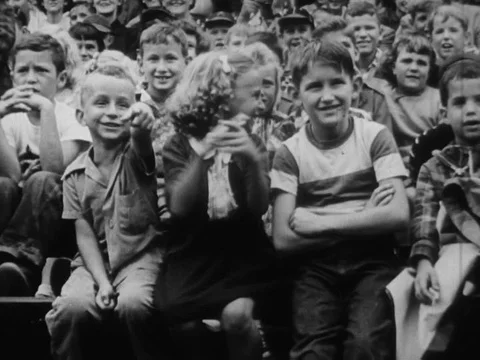 Hilarious animal antics from the 1950s. Stock Footage 75313699