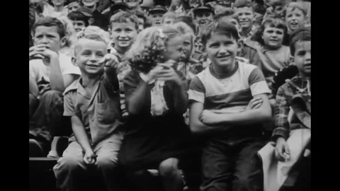 Hilarious animal antics from the 1950s. Stock Footage 106019645