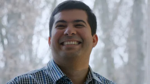 Hilarious man giggling Stock Footage 101789918