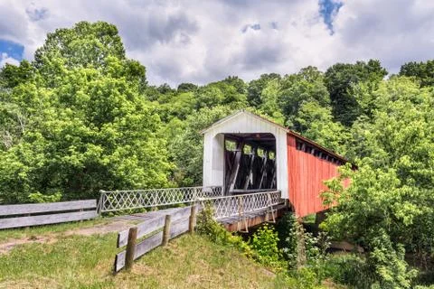 Hildreth Covered Bridge Stock Photos