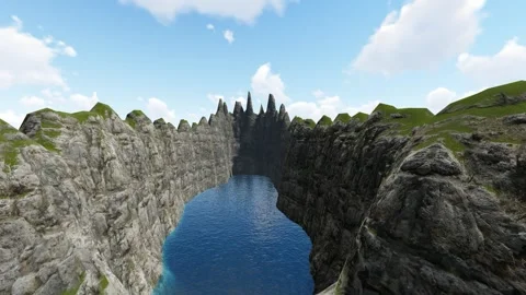 Hill Cannel Stock Footage 337723256