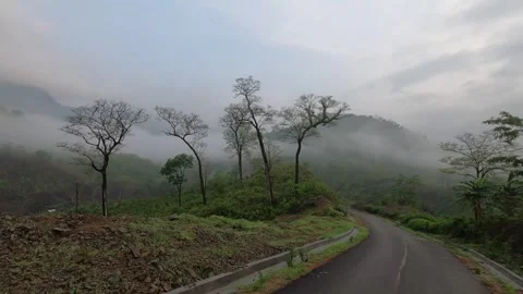 Hill Cloud in Bandarban Stock Footage 259137864