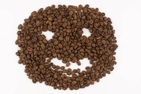 Hill coffee beans Stock Photos