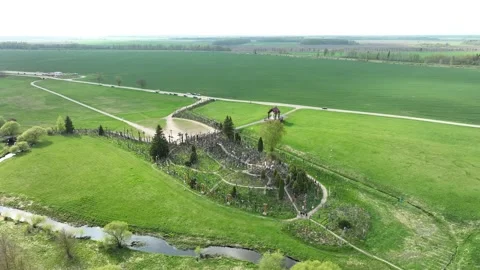 Hill Of Crosses Stock Footage 266557073