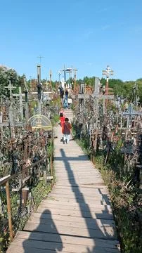 Hill of Crosses, Lithuania Stock Photos