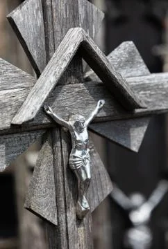 Hill of Crosses Stock Photos