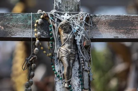 Hill of Crosses Stock Photos
